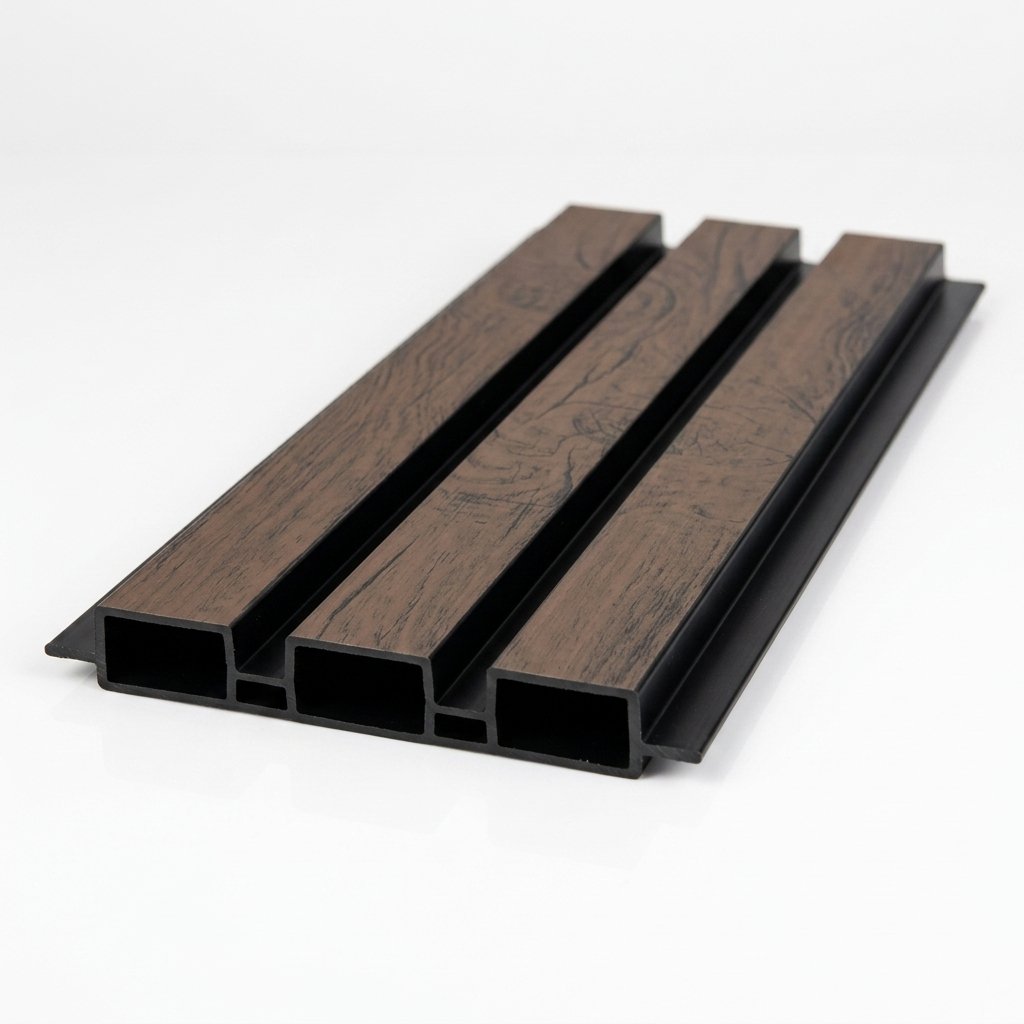 PVC Interior Wall Panel, Walnut-Black - Image 6