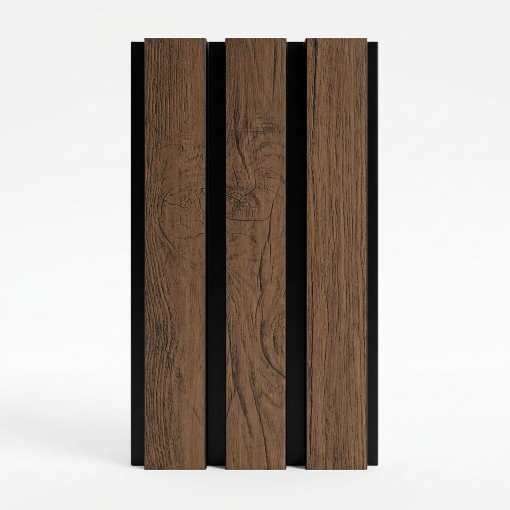 PVC Interior Wall Panel, Walnut-Black - Image 5