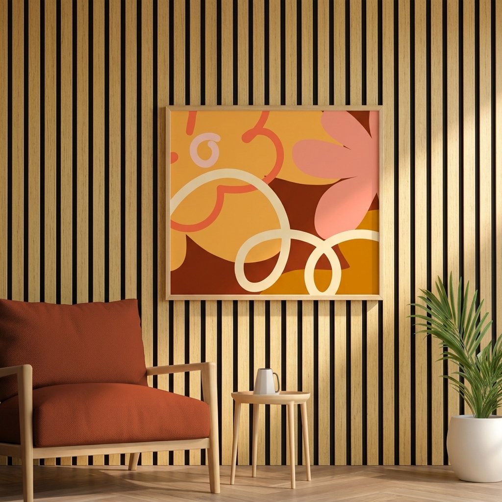PVC Interior Wall Panel, Gold-Black