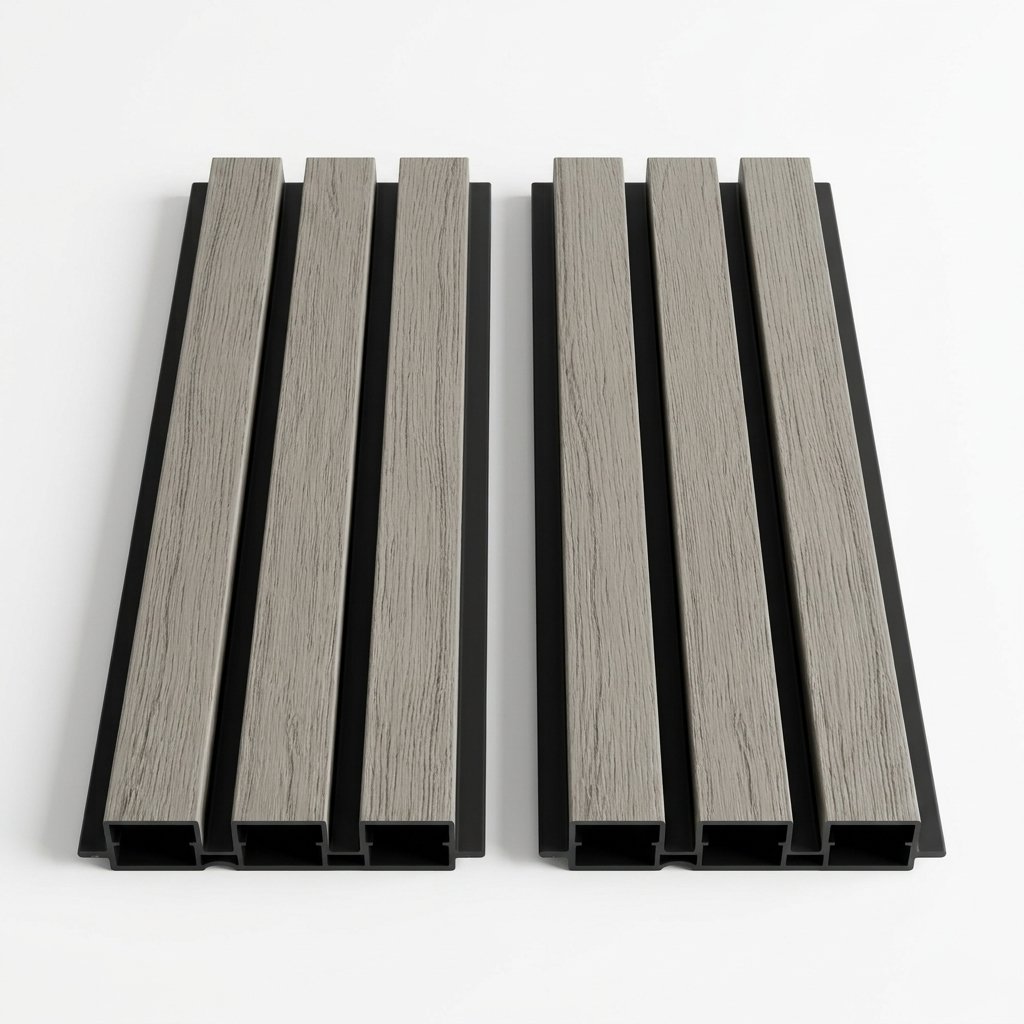 PVC Interior Wall Panel, Teak-Black - Image 6